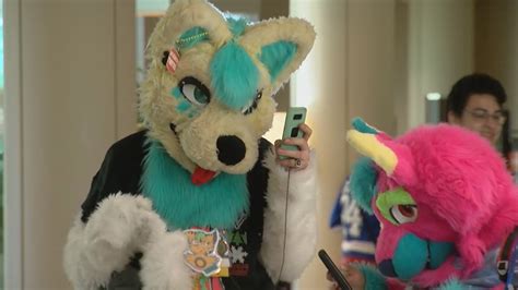 Hundreds dress in colorful costumes for furries convention held in ...