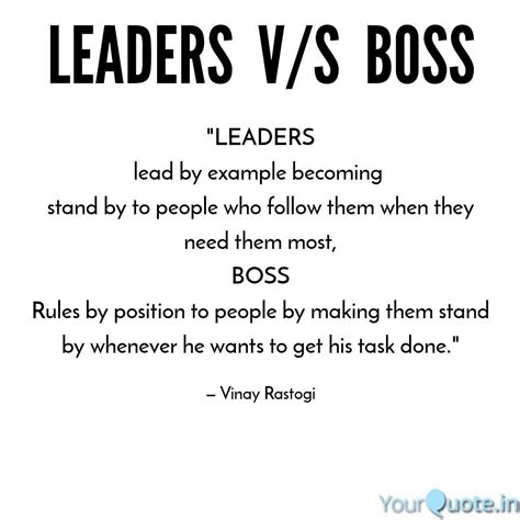 Leaders Lead By Example Quotes And Writings By Vinay Rastogi