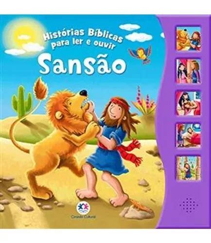 Histórias Bíblicas Para Ler E Ouvir Sonoro Sansão Parcelamento