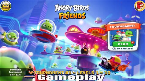 Angry Birds Friends Porktopia Tournament Levels Gameplay