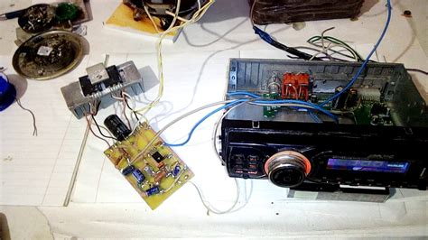 Усилитель звука на транзисторах в Авто магнитолу. Ремонт за копейки ...