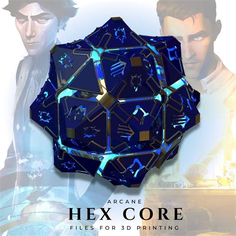 The Hexcore Arcane 3d Model Etsy Uk