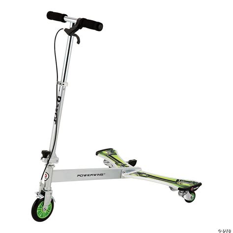 Razor Powerwing Dlx Caster Trike Silver Mindware