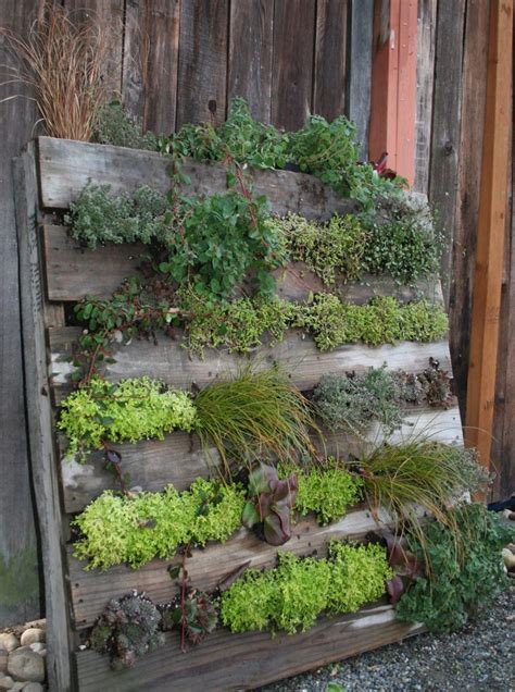 The Easiest Vertical Garden Made With Pallets See How To Make It