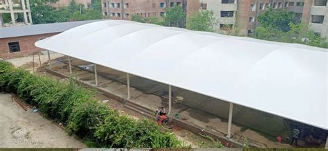 PVC Plain Modular Waterproof Tensile Fabric Structure At Rs 50 Sq Ft