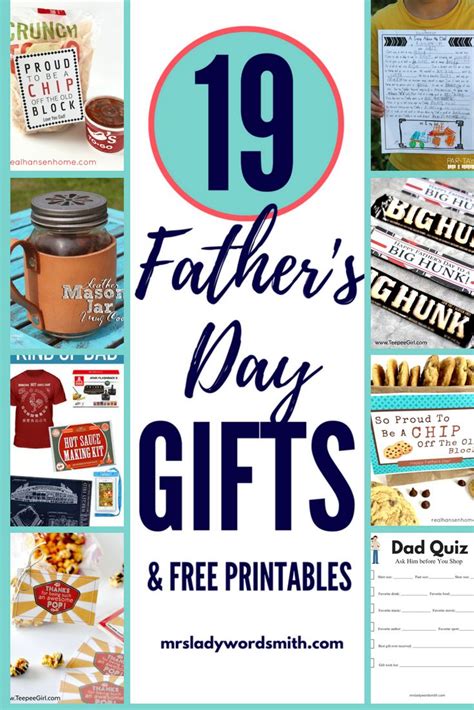 19 Fathers Day T Ideas And Free Printables That Pop Mrs Lady