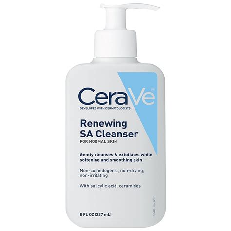 CeraVe Renewing SA Body Cleanser Fragrance Free Body Wash with Salicylic Acid | Walgreens