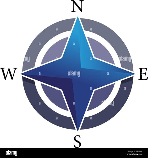 Vector Compass Signs And Symbols Logo Stock Vector Image Art Alamy