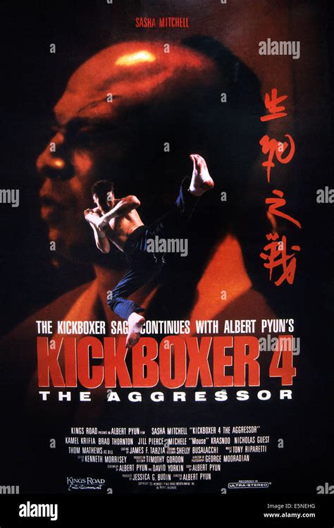 KICKBOXER 4: THE AGGRESSOR, poster, Sasha Mitchell, 1994. ©Kings Road Entertainment/courtesy ...