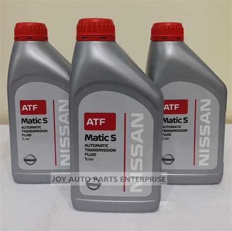 3 BOTTLE - NISSAN MATIC S AUTOMATIC TRANSMISSION FLUID (ATF) (3X 1L ...
