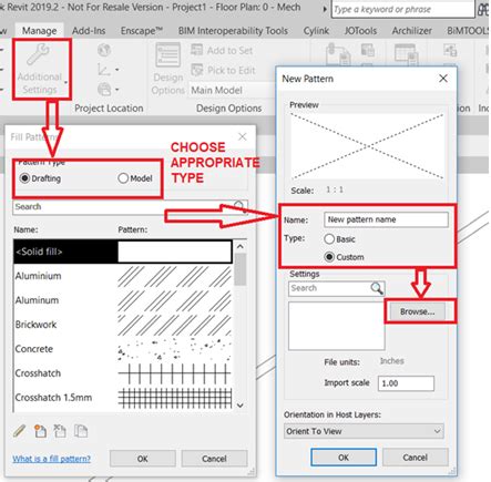 Revit Model Hatch Pattern