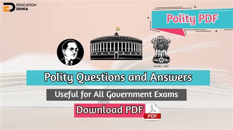 200 Indian Polity Questions PDF Useful For Government Exams