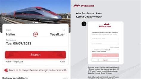 Cara Registrasi Akun Untuk Beli Tiket Kereta Cepat Whoosh Siapkan Ktp