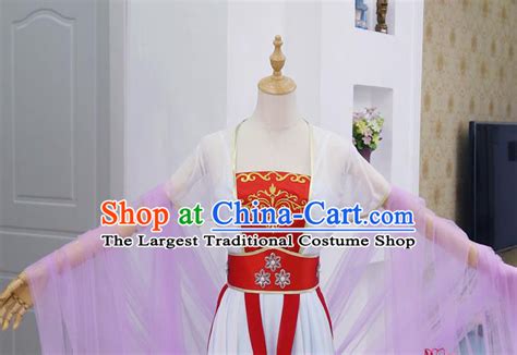 Ancient Chinese Chang Er Female Blue Moon Fairy Costumes