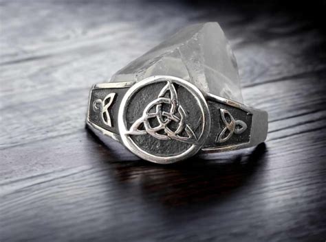 Keltischer Knoten Anh Nger Silber Triquetra Trinity Knot Celtic