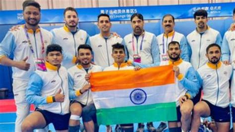 Asian Games India Win Mens Kabaddi Gold Medal