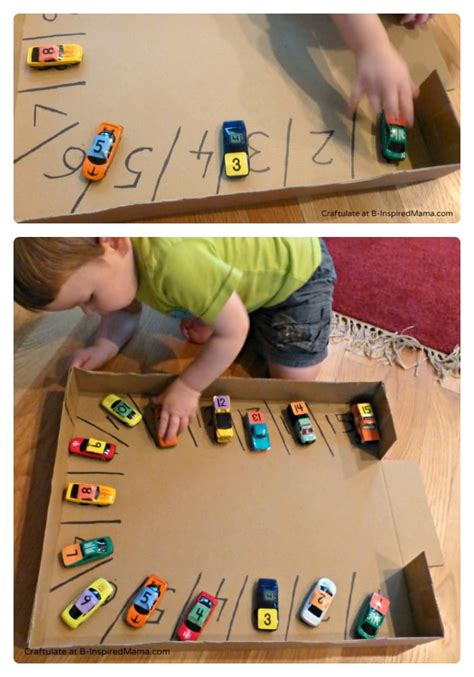 A Car Parking Numbers Game To Make Learning Numbers Fun B Inspired Mama