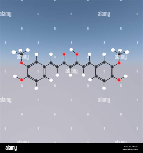 Structure Chimique De La Curcumine Photo Stock Alamy