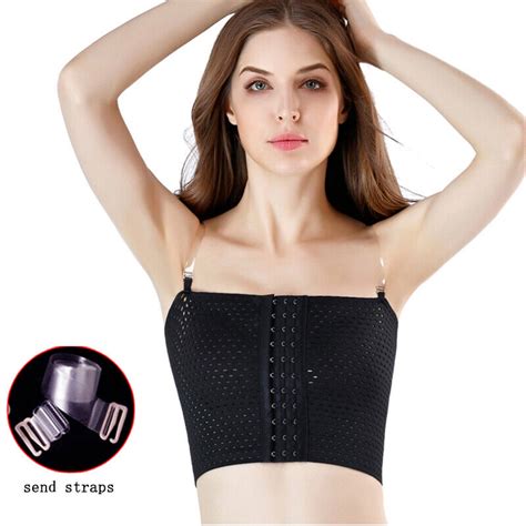 Lesbian Tomboy Bandage Breast Chest Binder Bustiers Corsets Hollow Out