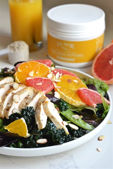 Citrus Chicken Salad W Vanilla Orange Vinaigrette Little Bits Of