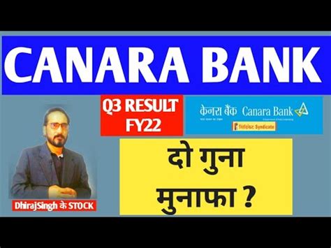 Canara Bank Q Result Fy Canara Bank Stock Analysis