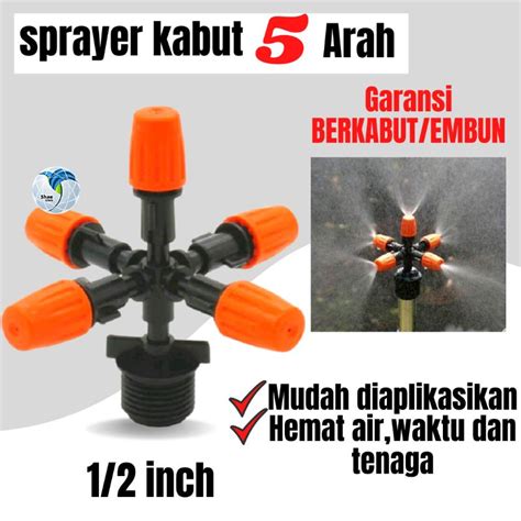 Jual Sprayer Spuyer Sprinkler Kabut Arah Mist Sprayer Nozzel Sistim