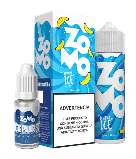 Líquido Zomo Ice Burst 60ML 3MG Tabakka