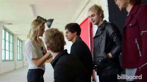 5SOS || Behind the scenes of the Billboard photoshoot | 5 seconds of ...