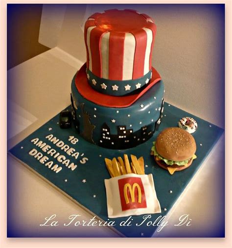 Il Sogno Americano American Dream Decorated Cake By Cakesdecor