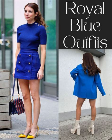 49 Blue Outfit Ideas To Add To Your Wardrobe | Blue skirt outfits, Blue ...