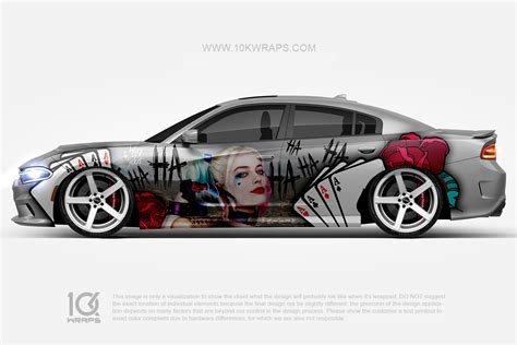 Harley Quinn Car Wraps 01 Made With Top 3m Vinyl 10kwraps