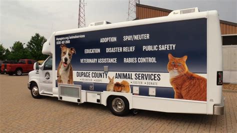 Dupage County Animal Services New Vet Van Youtube