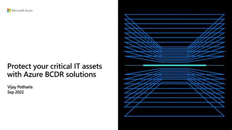 Protect Your Critical It Assets With Azure Bcdr Solutions Od Youtube