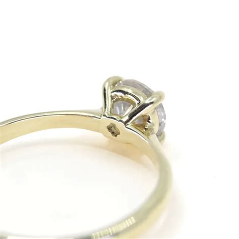 Geelgouden Ring Met Salt En Pepper Diamant 1 0crt