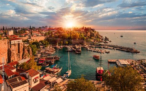 Old Town Kaleici In Antalya Turkey Stock Photo Adobe Stock