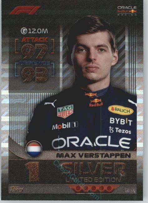 Formula Max Verstappen Red Bull Racing Turbo Attax Le S