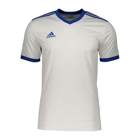 Adidas Tabela Trikot Kurzarm Weiss Blau Weiss