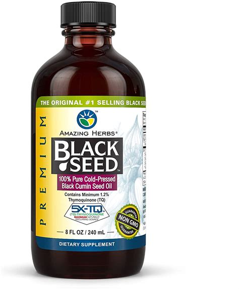 Amazing Herbs Vegan All Natural Black Seed Oil