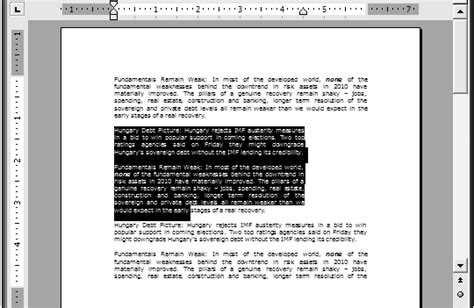 Paragraph Formatting