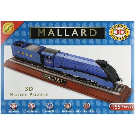 Build It 3D Mallard Train Puzzle - Cheatwell Games from CraftyArts.co.uk UK