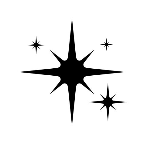 Sparkle star vector icon isoalated on white background. 27445589 Vector ...