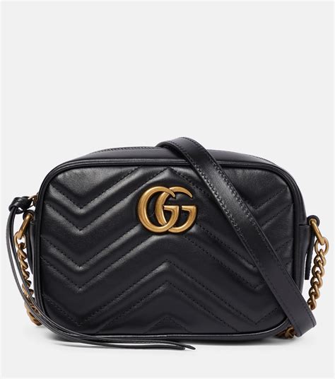 Gg Marmont Mini Matelassé Leather Crossbody Bag Gucci