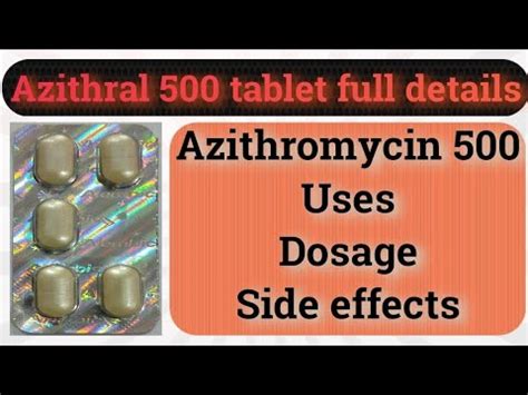 Azithromycin Mg Tablet Uses Side Effects Azithral Mg Tablet