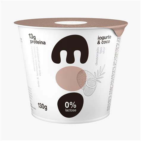 Iogurte Parcialmente Desnatado Skyr Coco Zero Lactose Moo Pote G