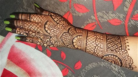 Latest Wedding Mehndi Designs For Hands Back Hand Mehndi Design For