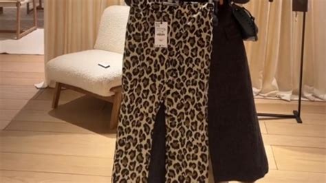 Pantal N Leopardo Zara Zara Lanza Ya El Pantal N De Leopardo M S