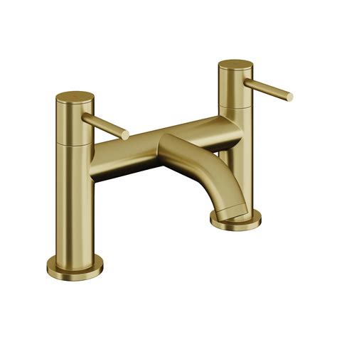 Atlas Bath Filler Tap Brushed Brass HiB Ltd