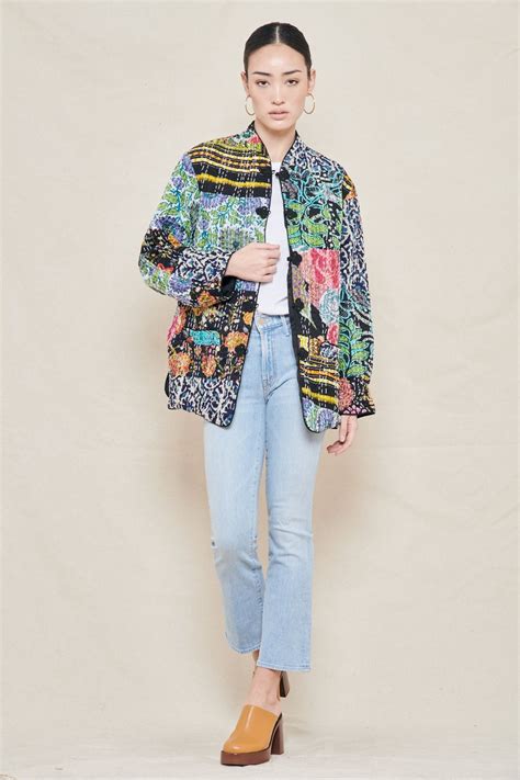 20 Patchwork Jackets For Women And How To Style Them Who What Wear