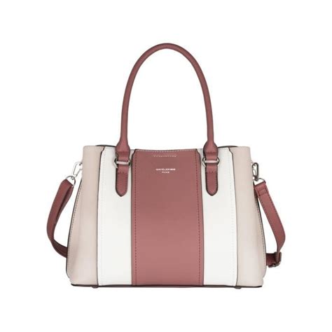 David Jones Sac à Main Multicolore Femme Cabas Simili Cuir Porté