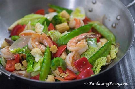 Shrimp Chop Suey Recipe Panlasang Pinoy Bryont Blog